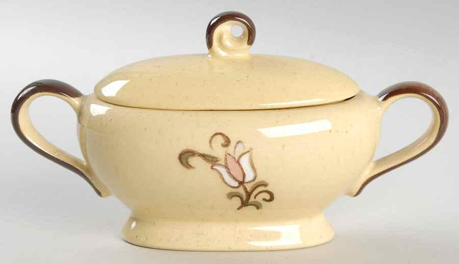 California Rancho Sugar Bowl & Lid by Santa Anita-1