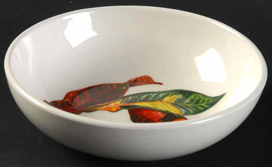 Croton Leaves Fruit/Dessert (Sauce) Bowl by Santa Anita-1