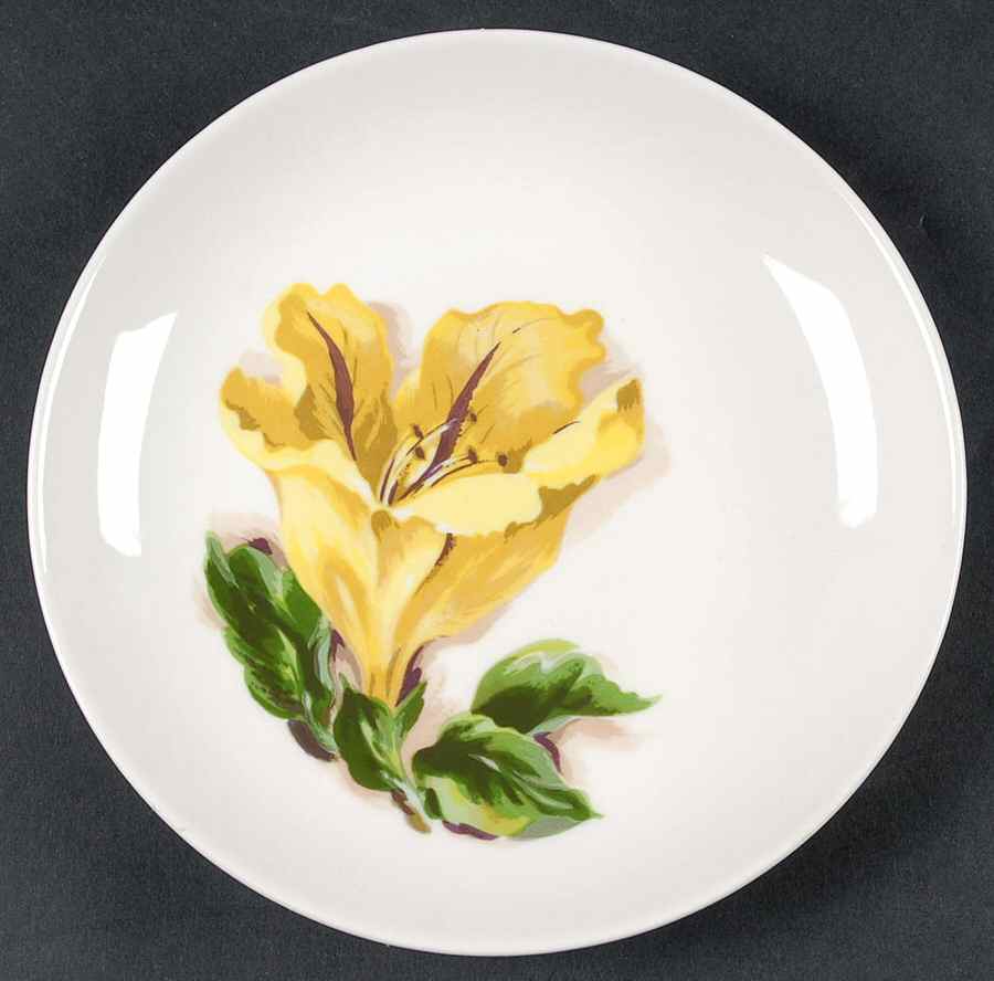 Cup of Gold Bread & Butter Plate by Santa Anita-1