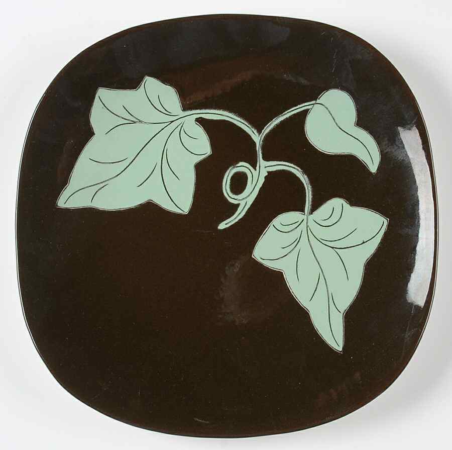 Del Mar (Brown Background) Dinner Plate by Santa Anita-1