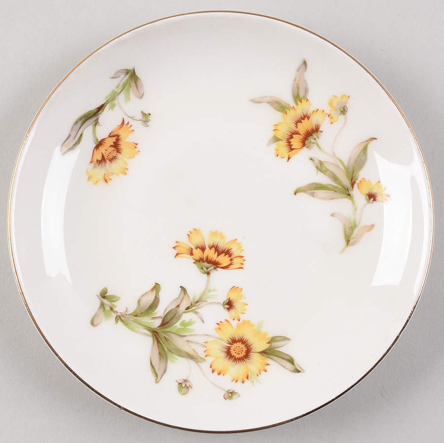 Modern Susie Yellow Bread & Butter Plate by Santa Anita-1