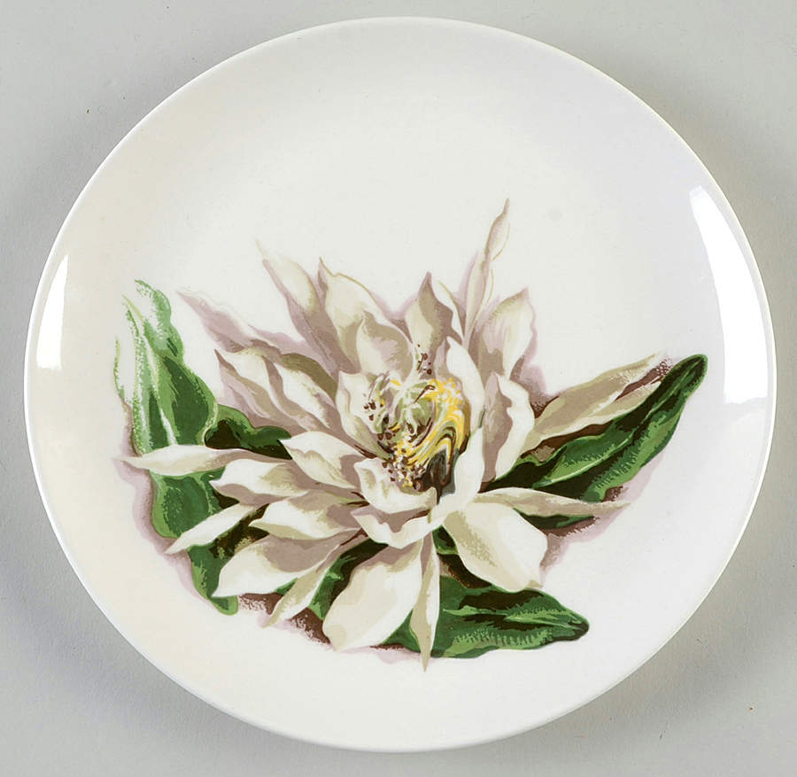 Night Blooming Cereus Luncheon Plate by Santa Anita-1