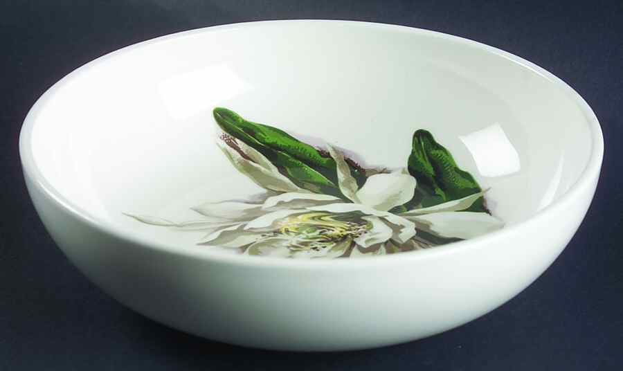 Night Blooming Cereus 9" Round Vegetable Bowl by Santa Anita-1