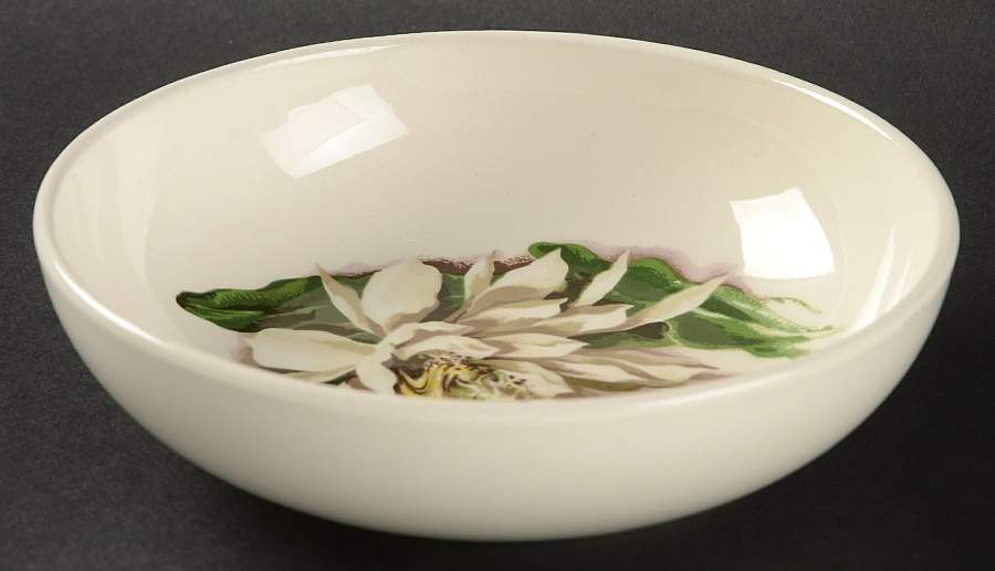 Night Blooming Cereus Coupe Soup Bowl by Santa Anita-1