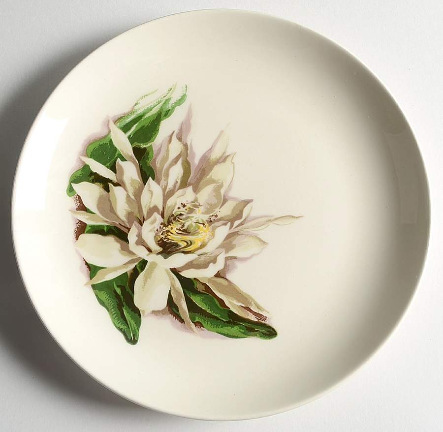 Night Blooming Cereus Salad Plate by Santa Anita-1