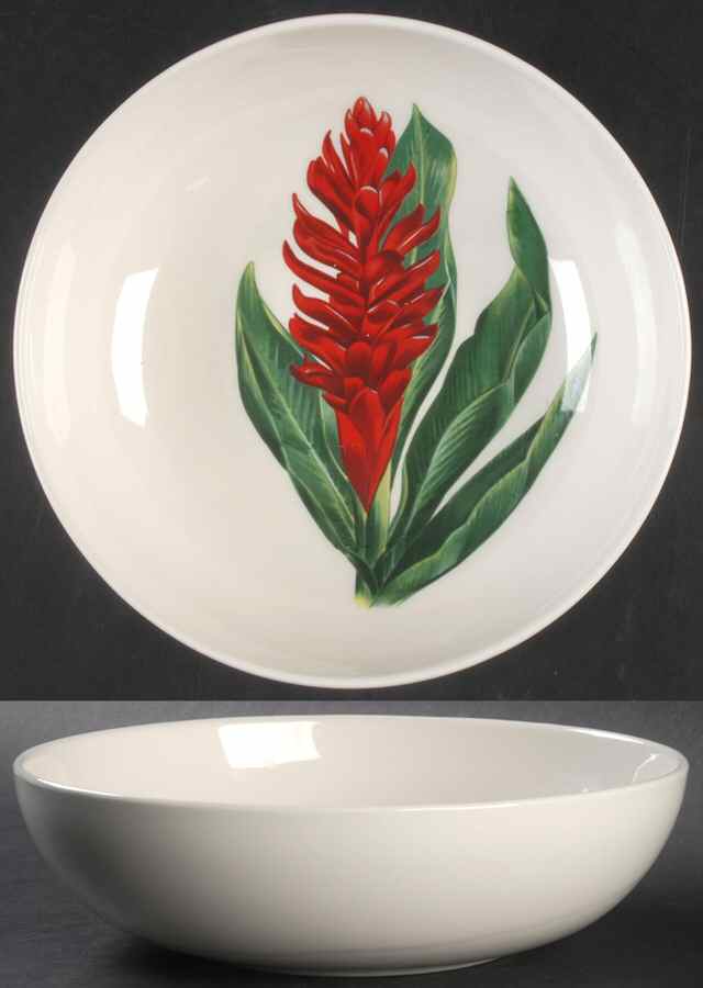 Red Ginger 9" Round Vegetable Bowl by Santa Anita-1