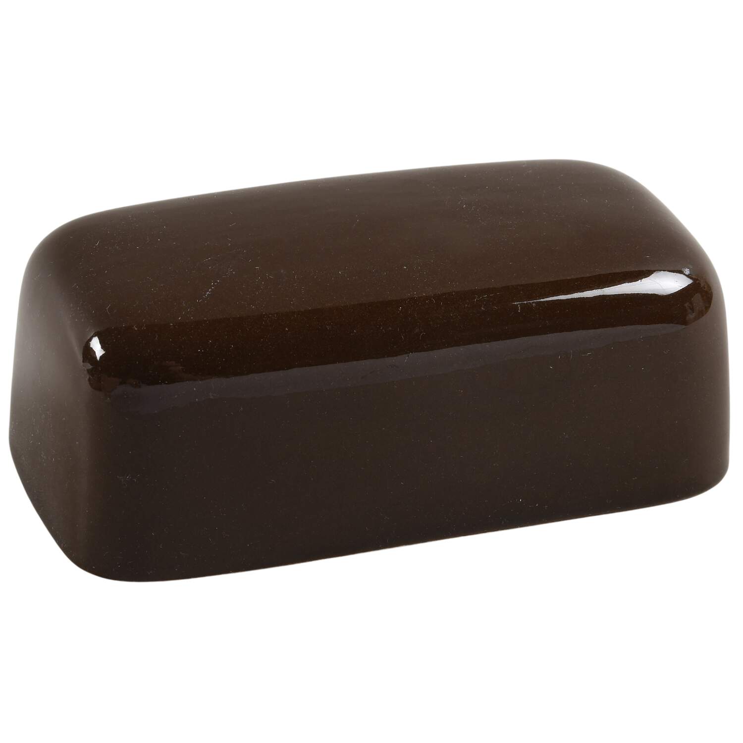 Stylized Spirals Brown and Pink Lid for 1/4 Lb Butter by Santa Anita-1