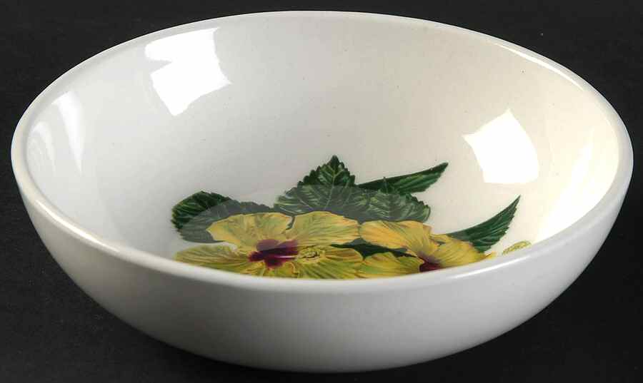 Yellow Hibiscus Fruit/Dessert (Sauce) Bowl by Santa Anita-1