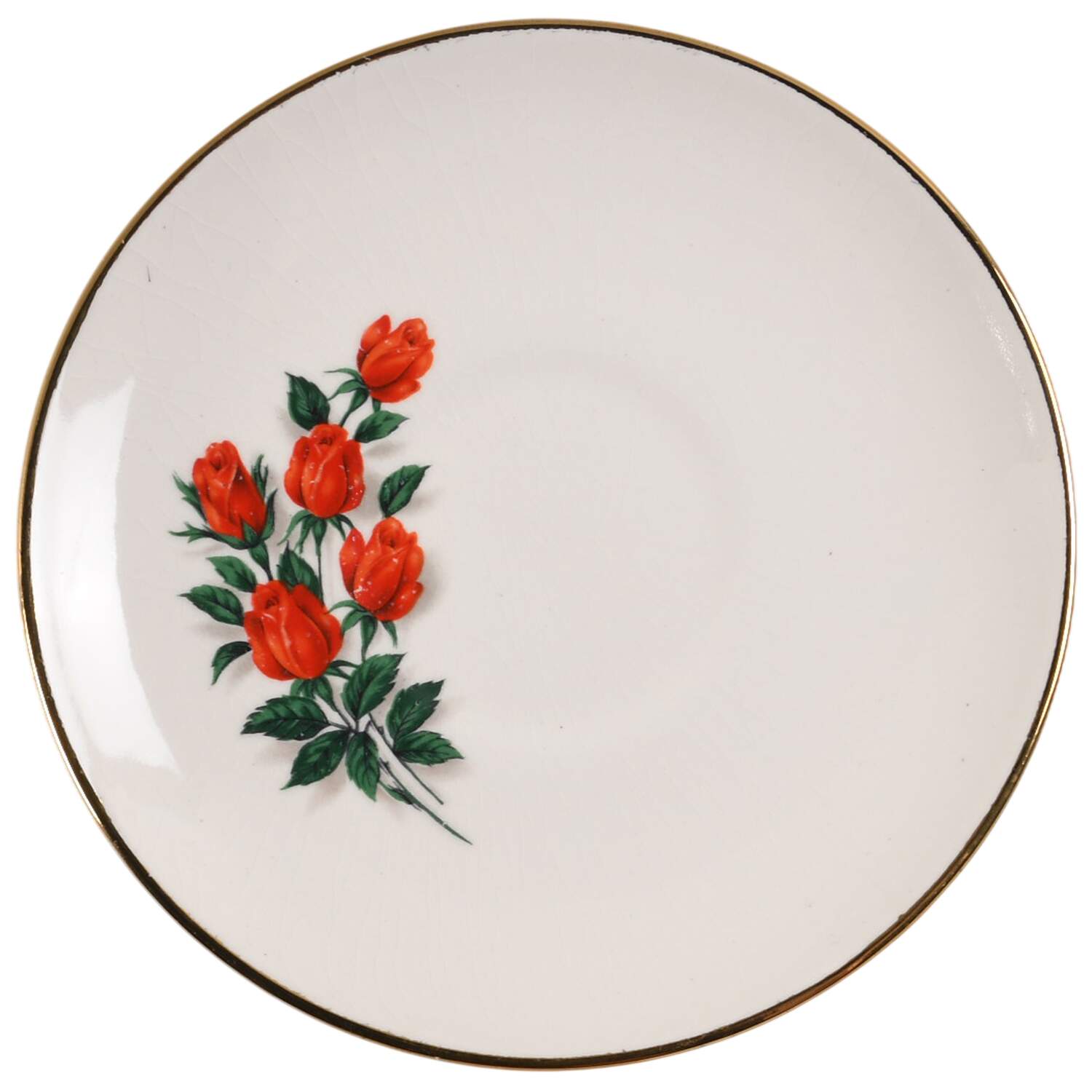 American Beauty Saucer by Sabin-1