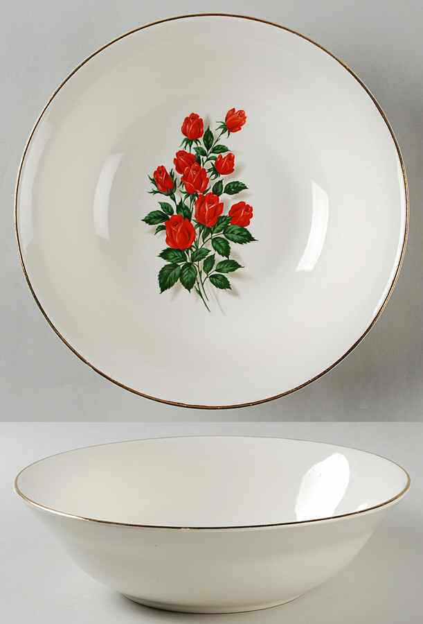American Beauty 8" Round Vegetable Bowl by Sabin-1