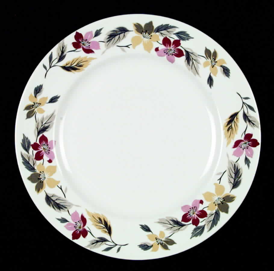Autumn Border Salad Plate by Sabin-1