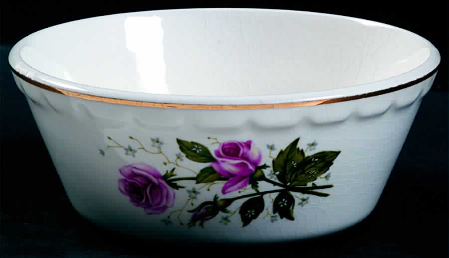 Cathy Rose (Smooth Edge) Fruit/Dessert (Sauce) Bowl by Sabin-1