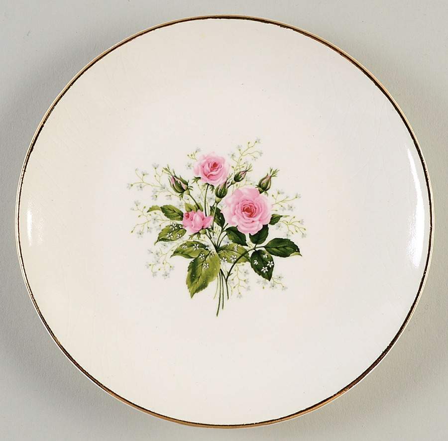 Cathy Rose (Smooth Edge) Bread & Butter Plate by Sabin-1