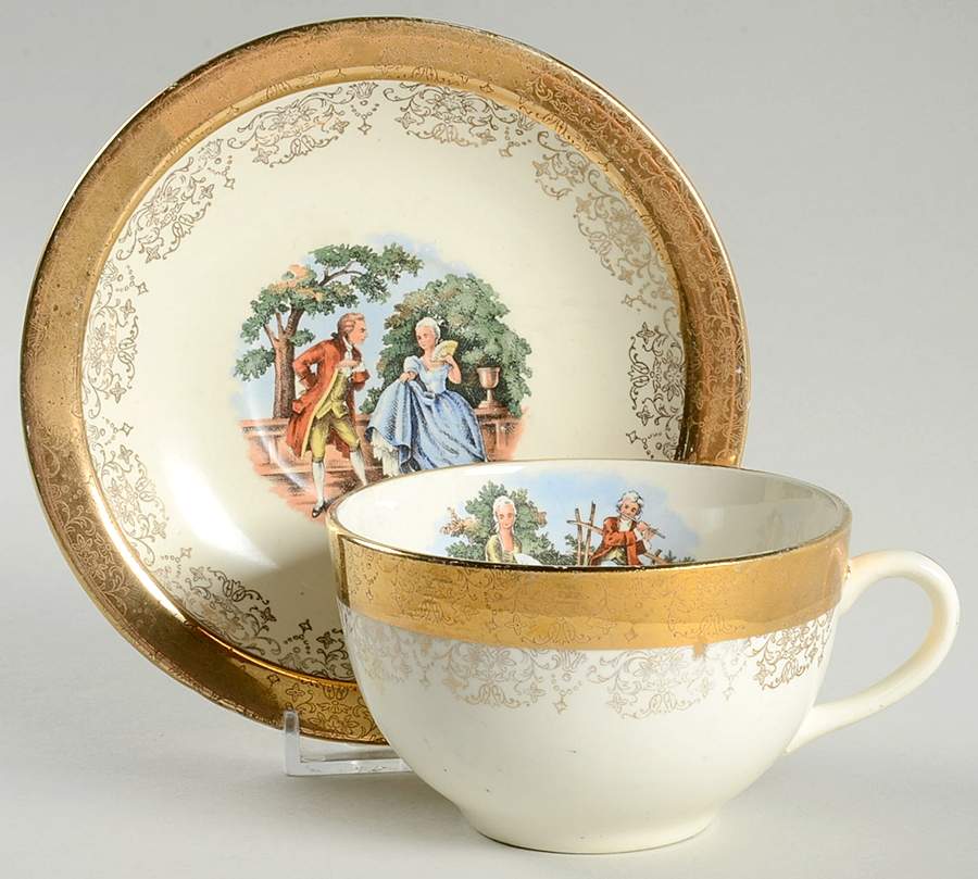 SAB1 Flat Cup & Saucer Set by Sabin-1