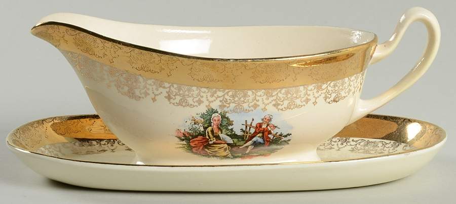 SAB1 Gravy Boat & Underplate/Relish by Sabin-1