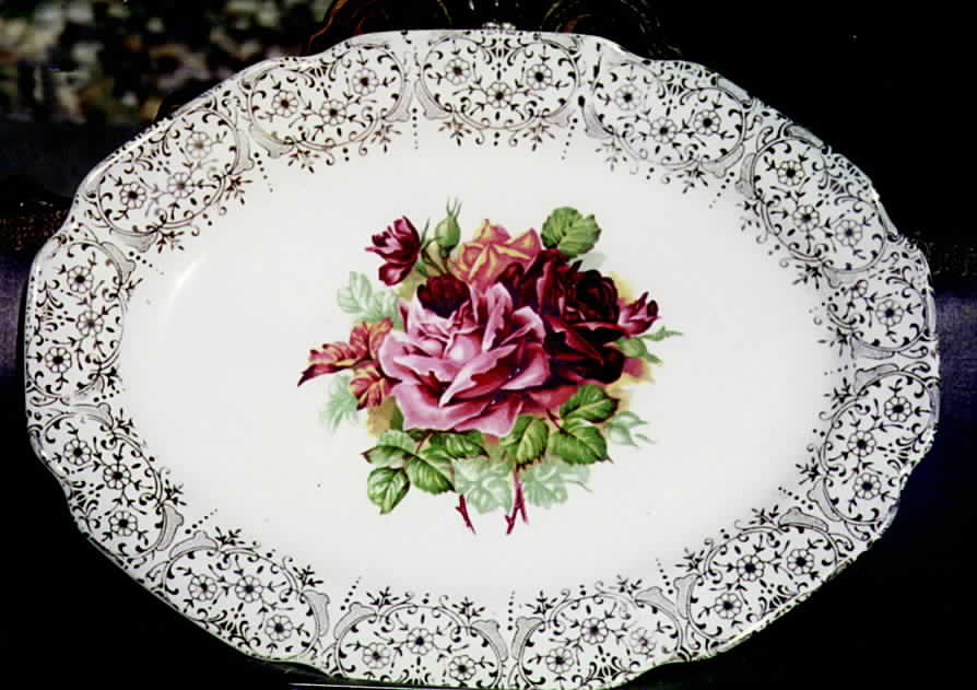 SAB15 14" Oval Serving Platter by Sabin-1