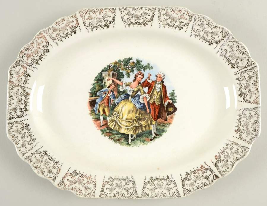 SAB4 11" Oval Serving Platter by Sabin-1