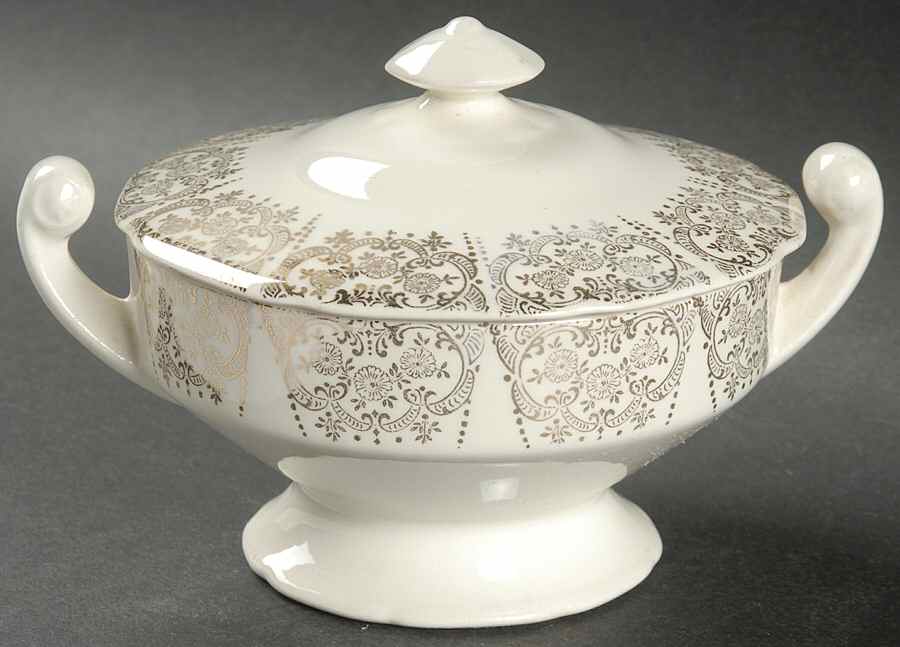 SAB4 Sugar Bowl & Lid by Sabin-1