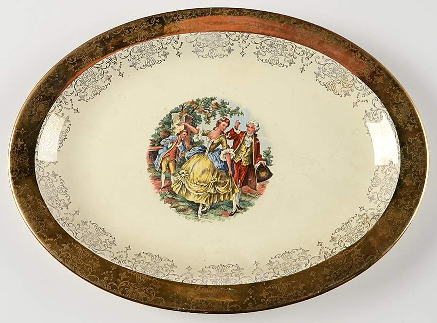 SAB5 13" Oval Serving Platter by Sabin-1
