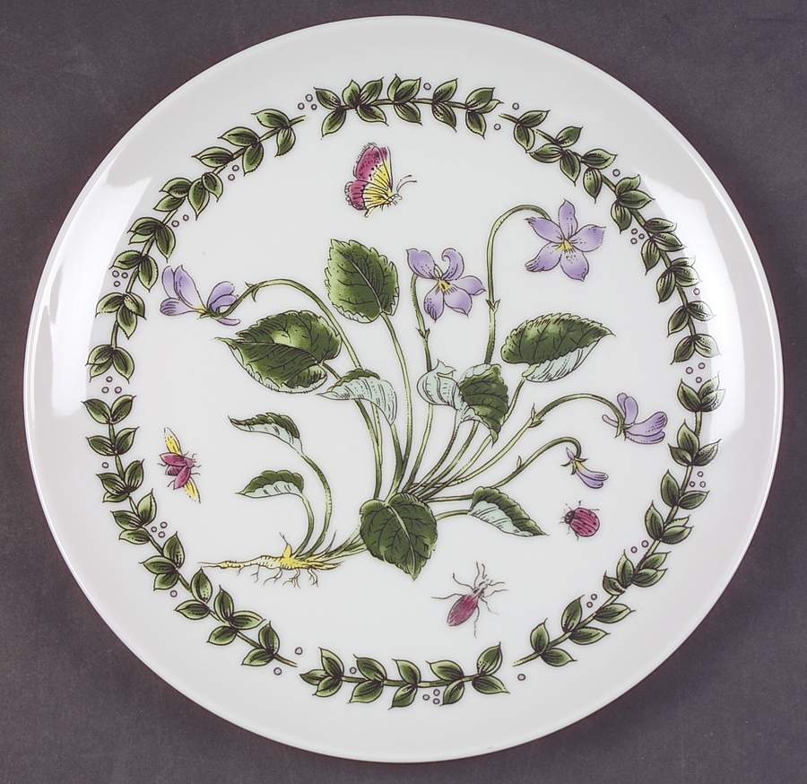 Botanical Salad Plate by Sadek-1
