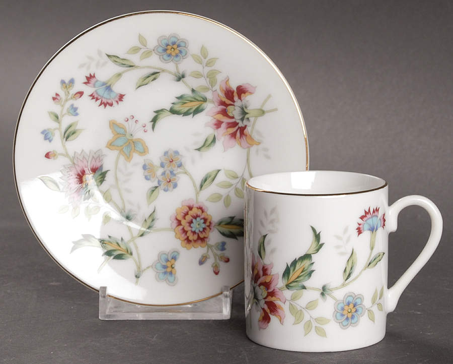 Buckingham Flat Demitasse Cup & Saucer Set by Sadek-1