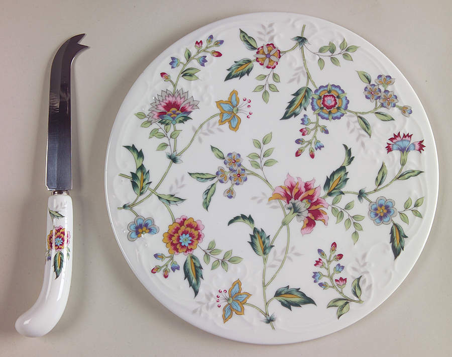 Buckingham 2 Piece Cheese Dish and Knife Set by Sadek-1
