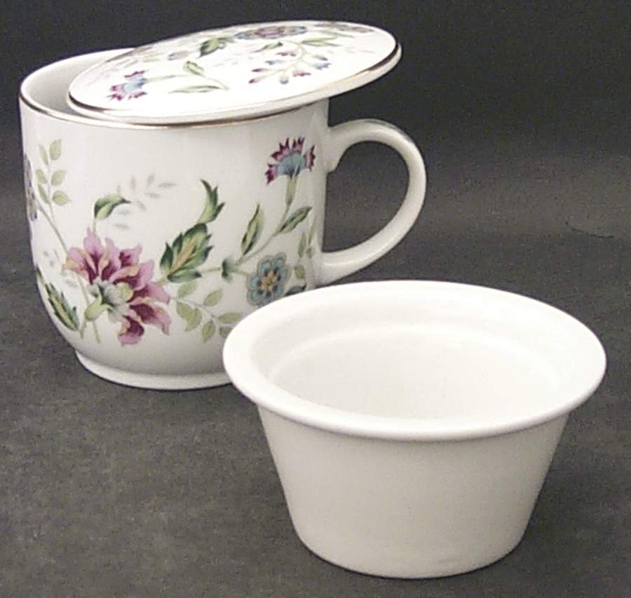 Buckingham Tea Cup & Lid w/Strainer by Sadek-1