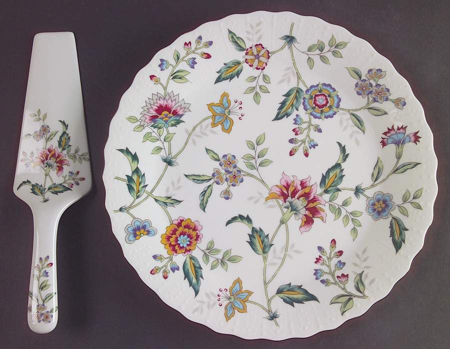Buckingham Cake Aka Dinner Plate & Server w/Box by Sadek-1