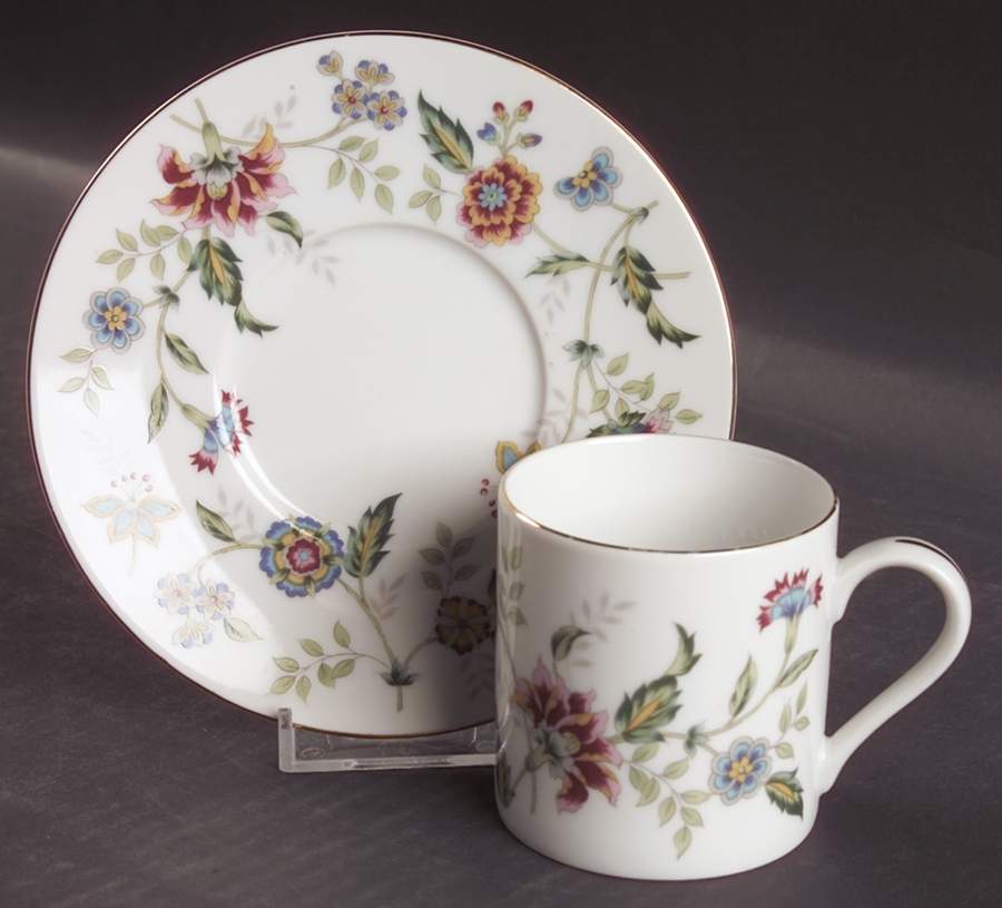 Buckingham Flat Cup & Saucer Set by Sadek-1