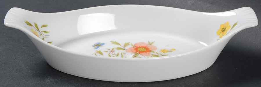 Country Flowers 8" Augratin by Sadek-1