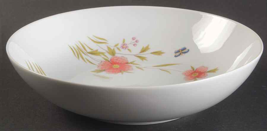 Country Flowers 9" Round Vegetable Bowl by Sadek-1