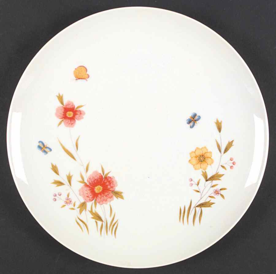 Country Flowers Dinner Plate by Sadek-1