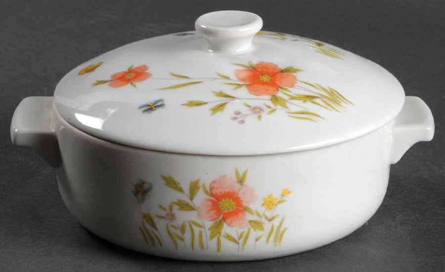 Country Flowers Individual Casserole & Lid by Sadek-1