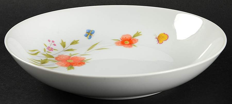 Country Flowers Coupe Soup Bowl by Sadek-1