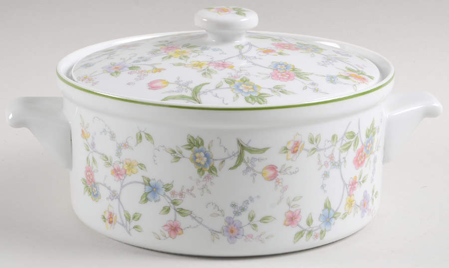 Corona (Gold Trim) 1.5 Qt Round Covered Casserole by Sadek-1