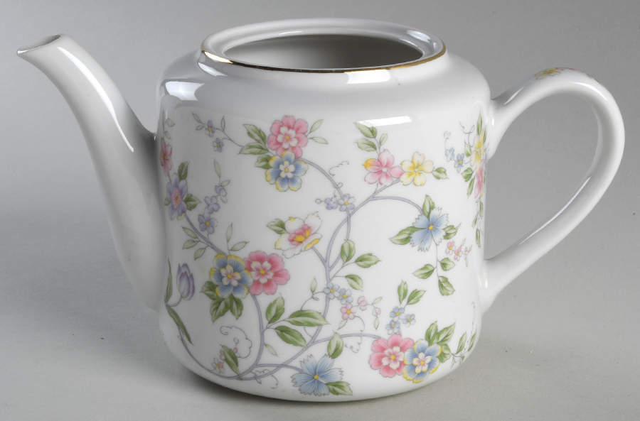 Corona (Gold Trim) Teapot No Lid by Sadek-1