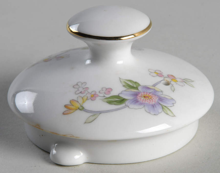 Corona (Gold Trim) Lid for Teapot by Sadek-1