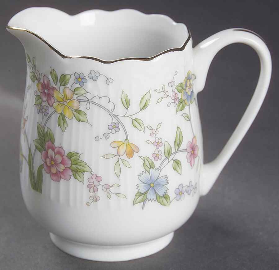 Corona (Gold Trim) Creamer by Sadek-1