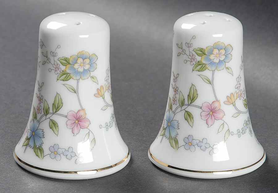 Corona (Gold Trim) Salt & Pepper Set by Sadek-1