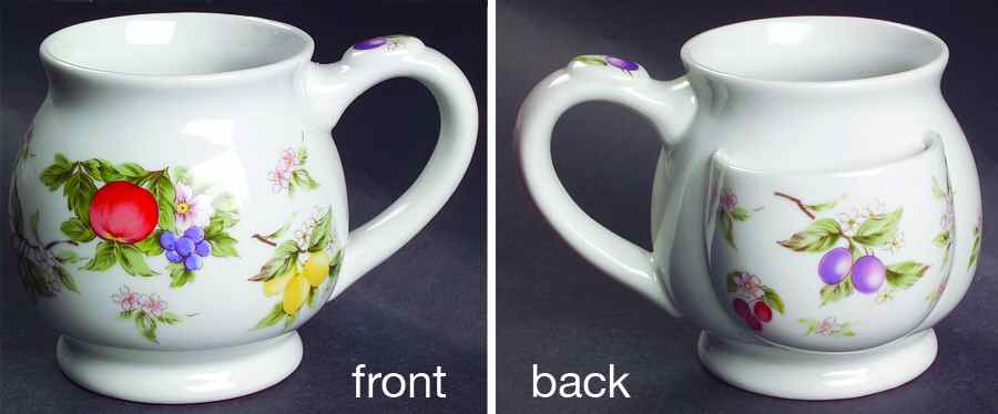 Fruit & Blossoms Tea Bag Pocket Mug by Sadek-1