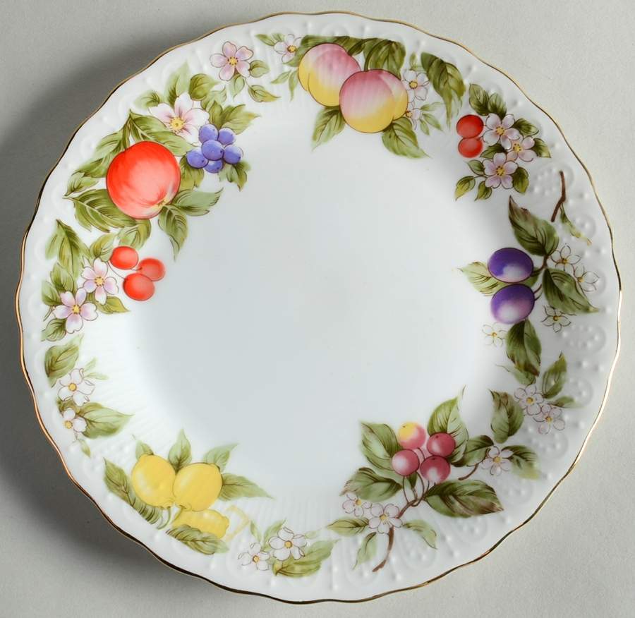 Fruit & Blossoms Salad/Dessert Plate by Sadek-1