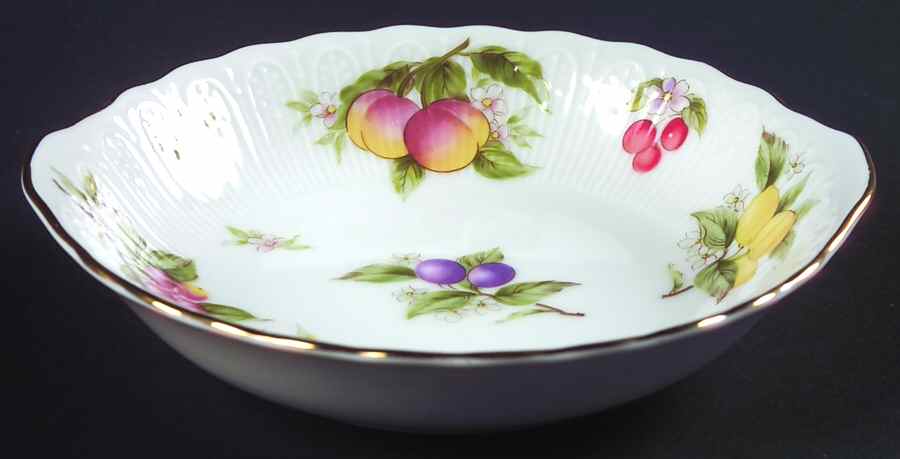 Fruit & Blossoms Bowl for (3 Piece) Party Serving/Chip & Dip Set by Sadek-1