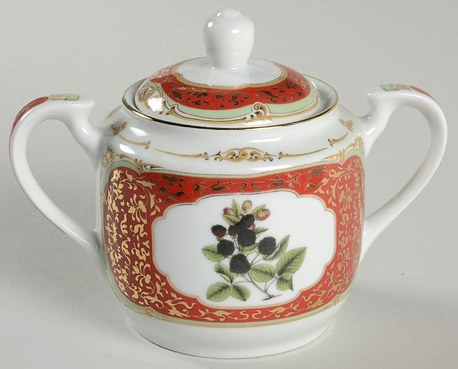 Honore Sugar Bowl & Lid by Sadek-1