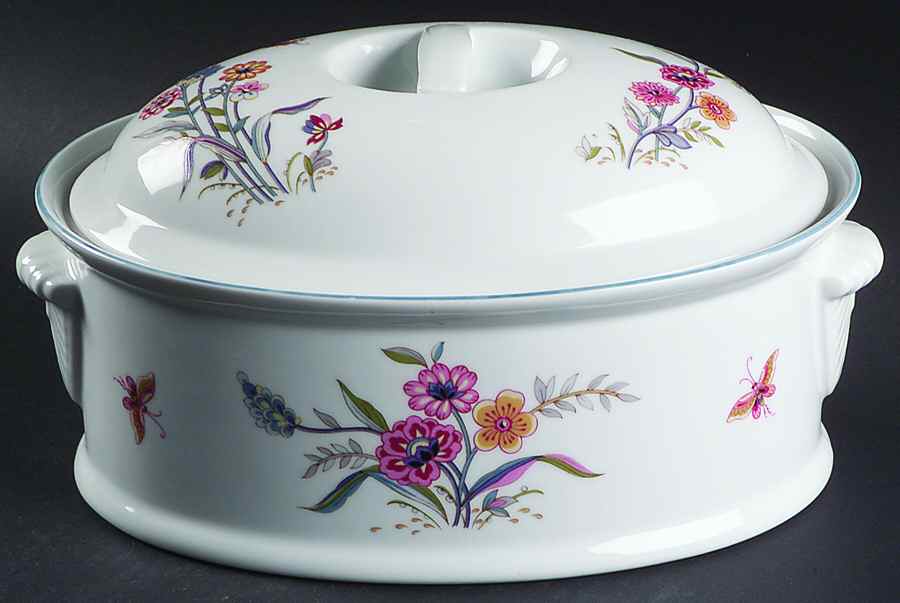 Jardin 2 Quart Oval Covered Casserole by Sadek-1