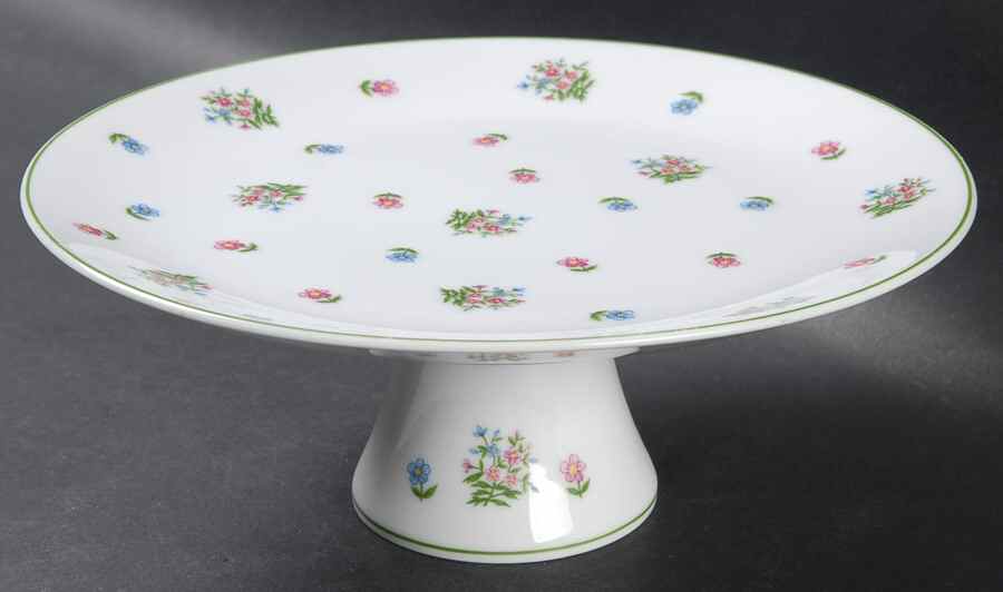 Petite Fleur Round Compote (Height X Width) by Sadek-1