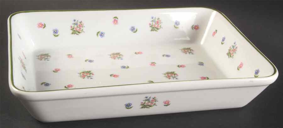Petite Fleur 10" Rectangular Baker by Sadek-1