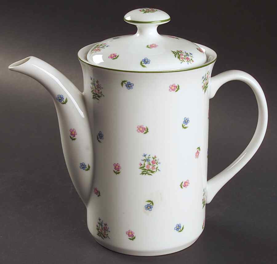 Petite Fleur Coffee Pot & Lid by Sadek-1