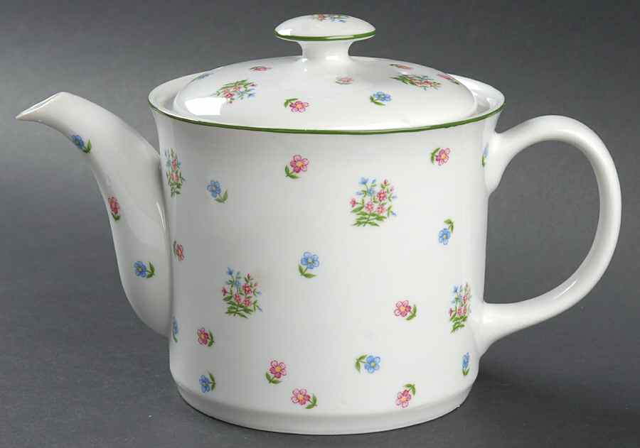 Petite Fleur Teapot & Lid by Sadek-1