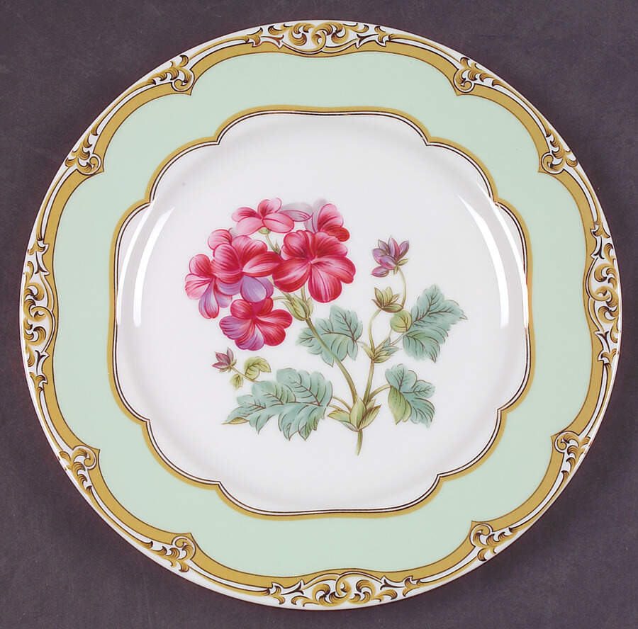 President Polk Florals Salad/Dessert Plate by Sadek-1