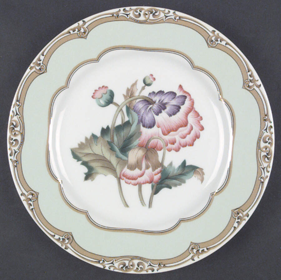 President Polk Florals Salad/Dessert Plate by Sadek-1